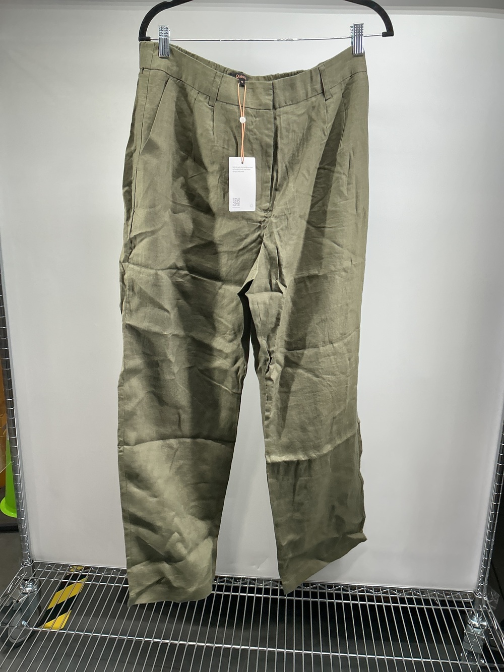 100% European Linen Pleated Trouser - 30"